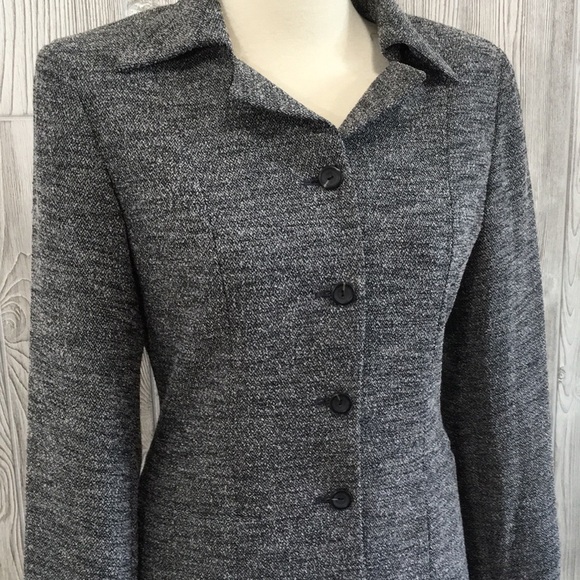 Baldanza Gray Tailored Blazer Size 8 - Picture 2 of 9